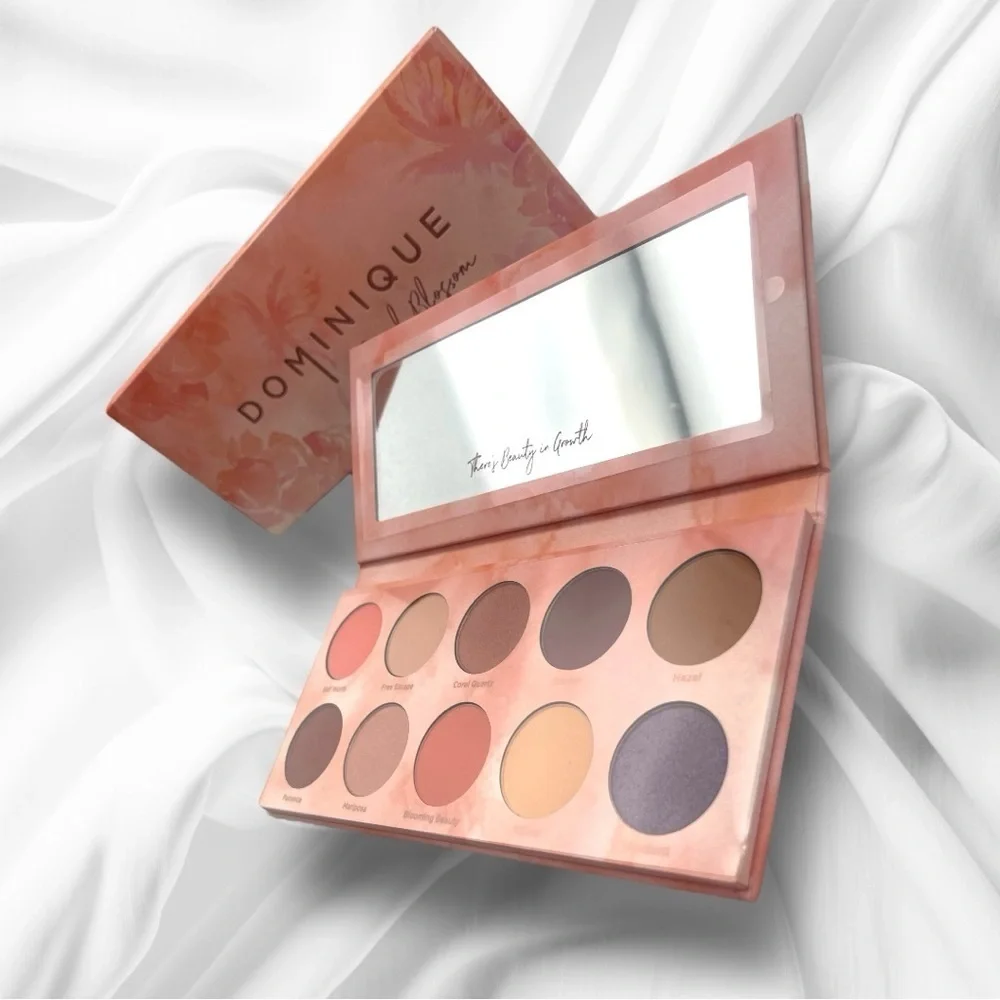 Dominique Cosmetics NWT Coral Blossom Eyeshadow Palette Never Used!